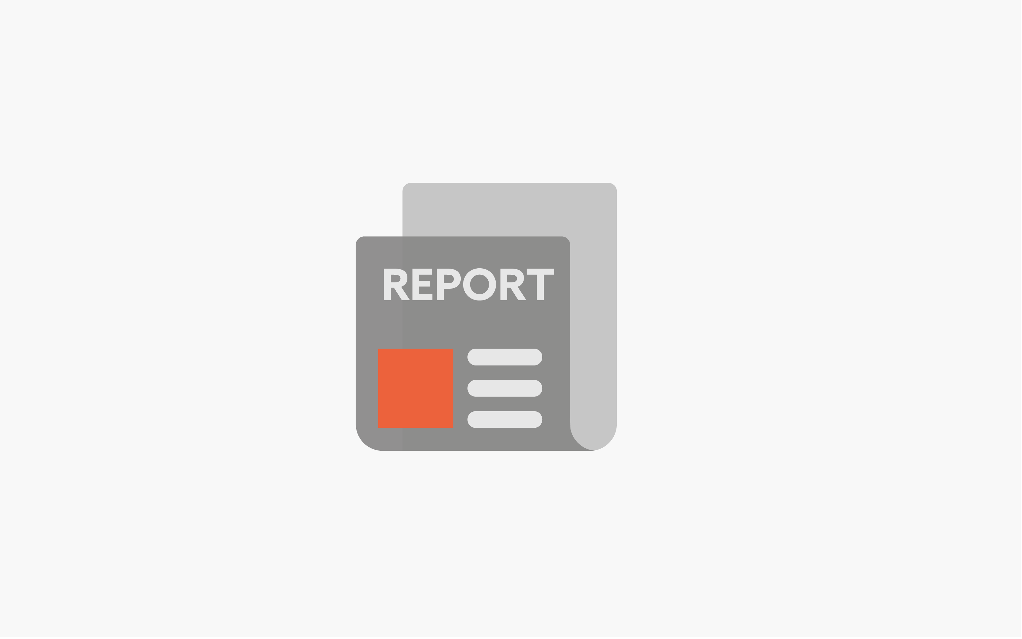 Image of a newspaper with the words report