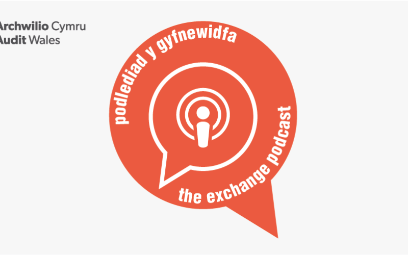 Speech bubble icon with the words Good Practice Exchange