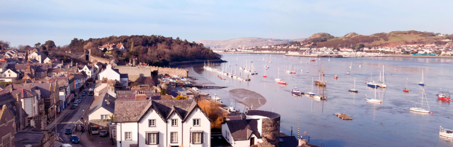 Conwy Castle view