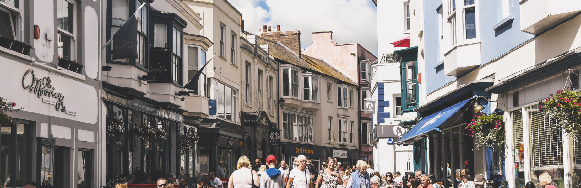 Busy town centre