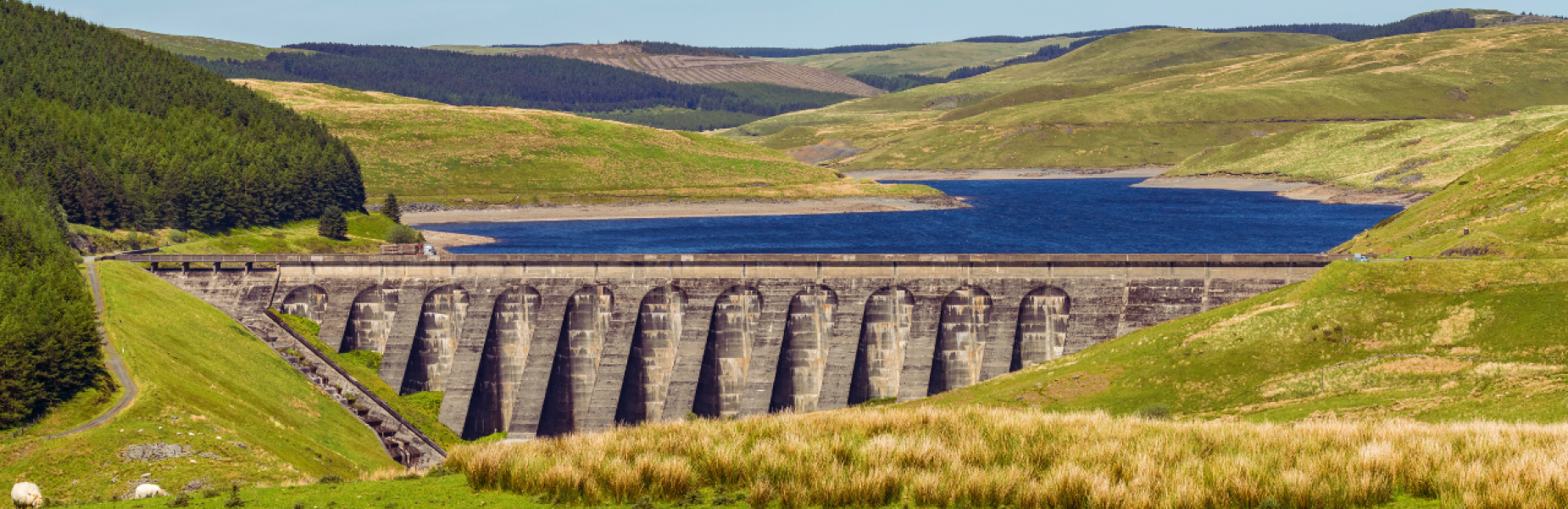 Ceredigion Nant y Moch reservoir