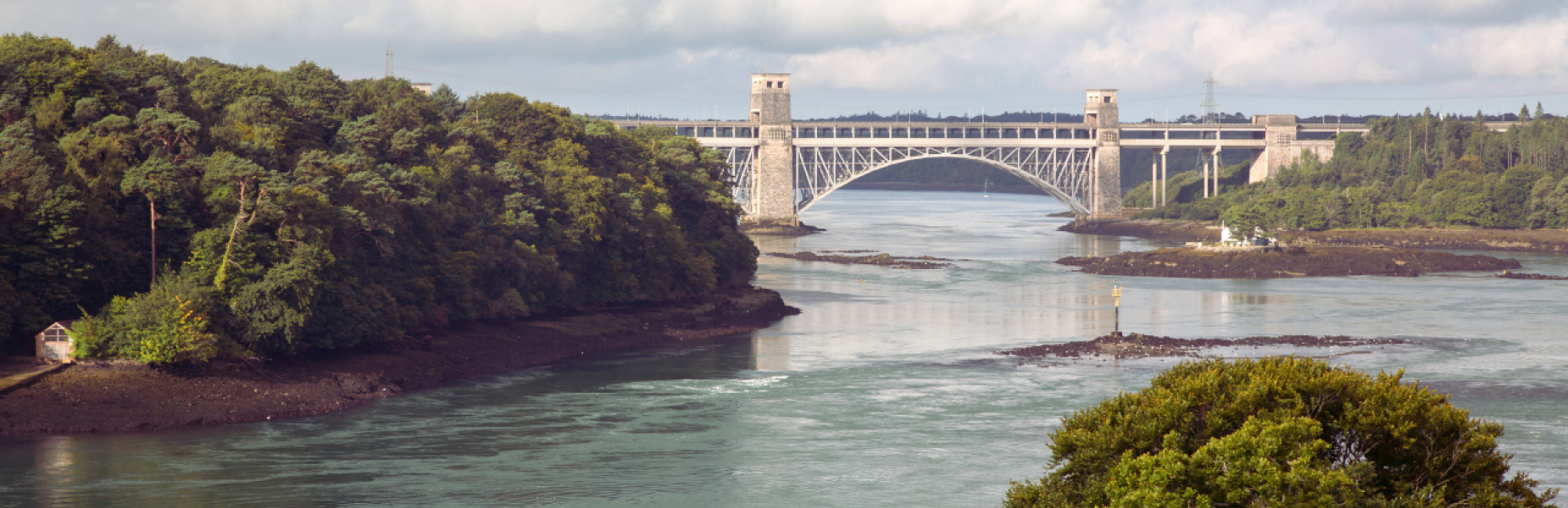the Menai bridge