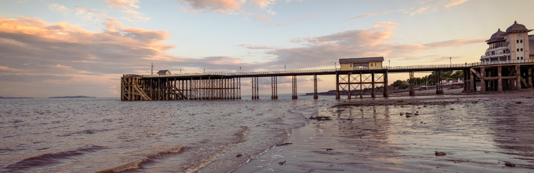 Penarth pier from the east