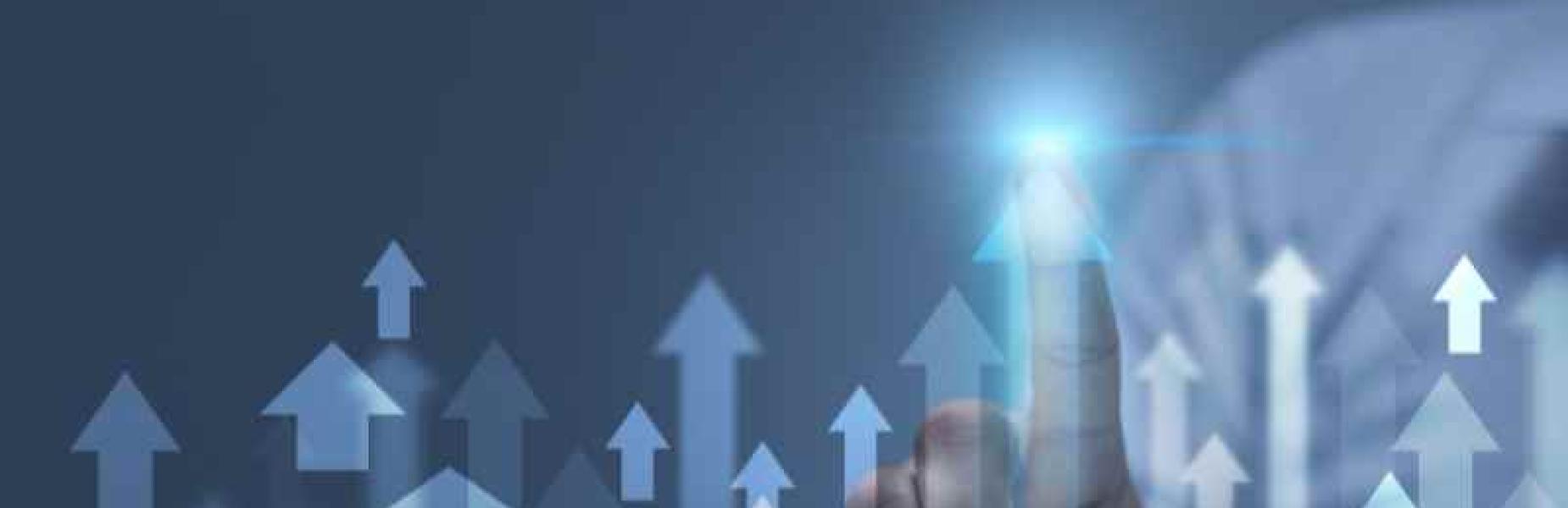Image of arrows and light