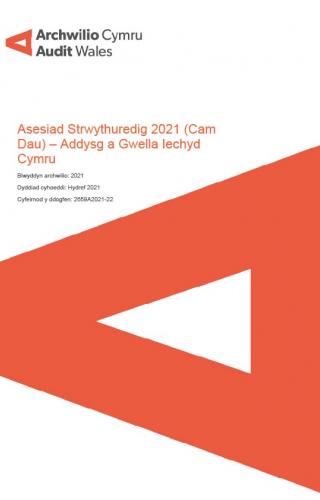 Delwedd clawr blaen Addysg a Gwella Iechyd Cymru – Asesiad Strwythuredig 2021 (Cam Dau): Trefniadau Llywodraethu Corfforaethol a Rheoli Ariannol